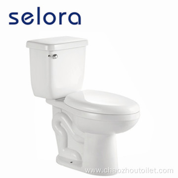 American standard two piece toilet with flange